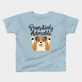 Pawsitive Adorable Kids T-Shirt